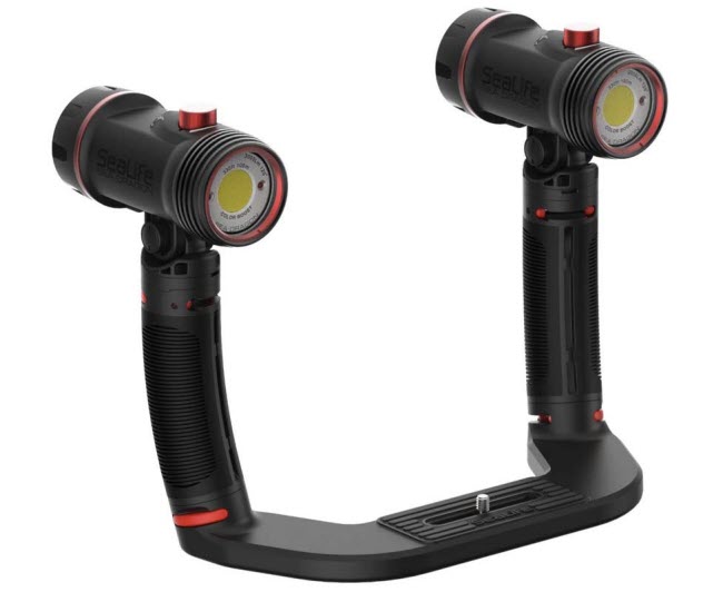 Sealife Sea Dragon 6000 Duo mit Color Boost Unterwasserkamera Lampen Photo Video SL694